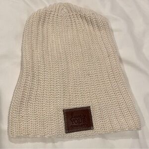 Love your melon cream beanie